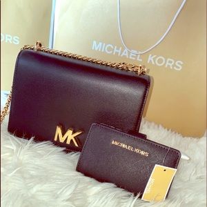 Michael Kors purse with matching wallet